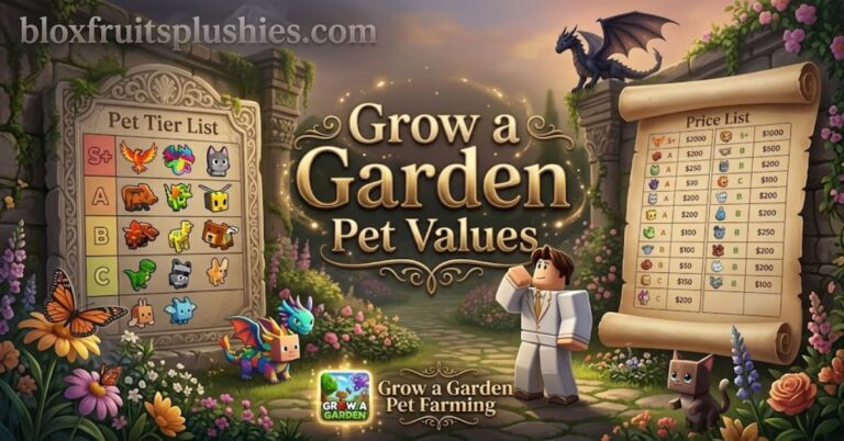 grow a garden pet values